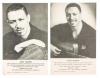 Early ephemera of a Black folk singer at San Francisco's famous "hungry i" Club