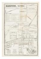 Barstow, California [with] untitled map of Mojave Desert