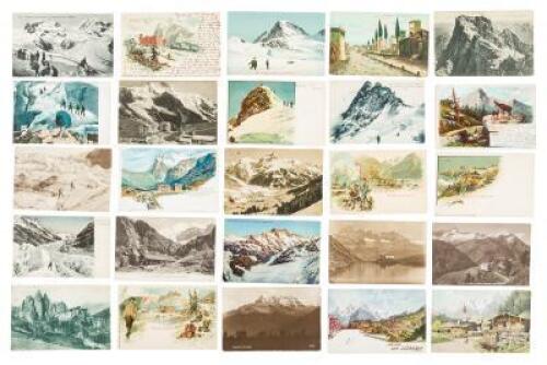 Collection of Mountaineering Postcards