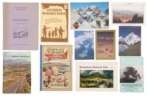 Collection of ephemera relating to European mountains and mountaineering
