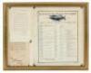 Roster of Officers & Civil Agents on duty in the Bureau of Refugees, Freedmen, and Abandoned Lands [with] two circular letters relating to the Bureau - all framed together