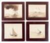 Four original albumen photographs of sailboats on San Francisco Bay - 4