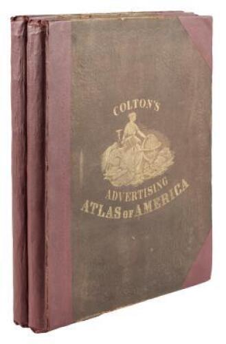 Colton's Atlas of the World, Illustrating Physical and Political Geography by George W. Colton. Accompanied by Descriptions, Geographical, Statistical, and Historical, by Richard Swainson Fisher...Volume I.--North and South America, Etc. [and] Volume II.-