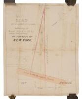 Copy of a map of a gore of land belonging to Isaac Dyckman, Esqr. situated in the 12th Ward of the City of New York