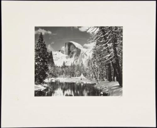 Half Dome, Merced River, Winter - Yosemite National Park, California