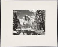 Half Dome, Merced River, Winter - Yosemite National Park, California