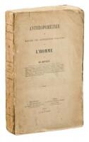 Anthropom&eacute;trie Ou Mesure Des Diff&eacute;rentes Facult&eacute;s De L'Homme