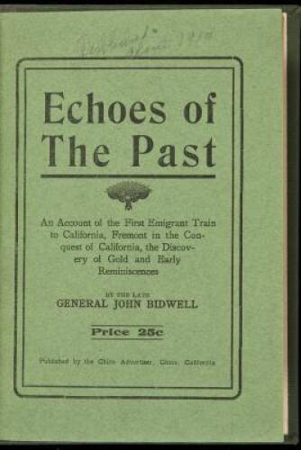 Echoes of the Past...