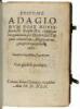 Epitome Adagiorvm post novissimam D. Erasmi Rot. exquisitam recognitionem, per Eberhardum Tappium ad numerum adagiorum magni operis nunc primum aucta