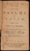 A New Version of the Psalms of David. Fitted to the Tunes used in Churches. (bound with) A Collection of Hymns from Dr. Watts, &c.