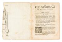 Two issues of Philosophical Transactions with observations on barometers, directions for seamen, meteorological phenomena, and more