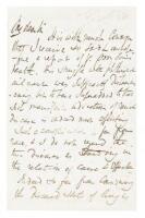 Letter from Thomas Addison to the father of an ailing patient, about his disease and prospects