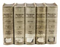 Biographisches Lexikon der Hervorragenden Aerzte aller Zeiten und V&ouml;lker