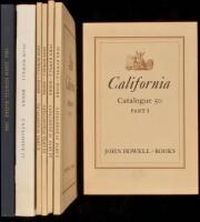 California: Catalogue 50: The Library of Jennie Crocker Henderson with Additions - 5 vols. (Parts 1-5)