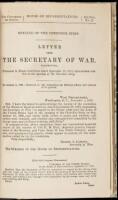 Opening of the Cherokee Strip. Letter from the Secretary of War, Transmitting, Pursuant to House resolution dated September 28, 1893, information relative to the opening of the Cherokee Strip