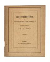 Table Synoptique de la Lithothrypsie et de la Cystotomie Hypogastrique ou Mieux Postéro-Pubienne.