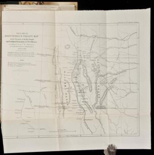 Report of the Secretary of the Interior...communicating a report and map of 
A.B. Gray, relative to the Mexican Boundary. 33d Congress, 2d Session. Ex. Doc. No. 55