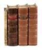 Four bound volumes of Philosophical Transactions, from 1699 to 1756