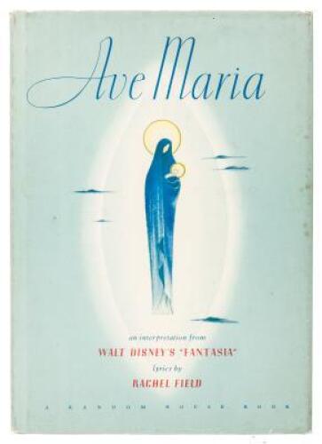 Ave Maria. An Interpretation from Walt Disney's "Fantasia" Inspired by the Music of Franz Schubert, lyrics By Rachel Field - signed by Walt Disney