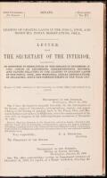 Leasing of Grazing Lands in the Ponca, Otoe, and Missouria Indian Reservations, Okla. Letter from the Secretary of the Interior, Transmitting, in Response to Resolution of the Senate of December 19, 1899, Copies of Documents, Correspondence, Reports and P