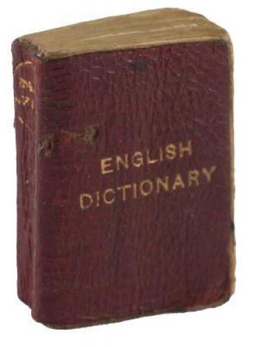 The Smallest English Dictionary in the World