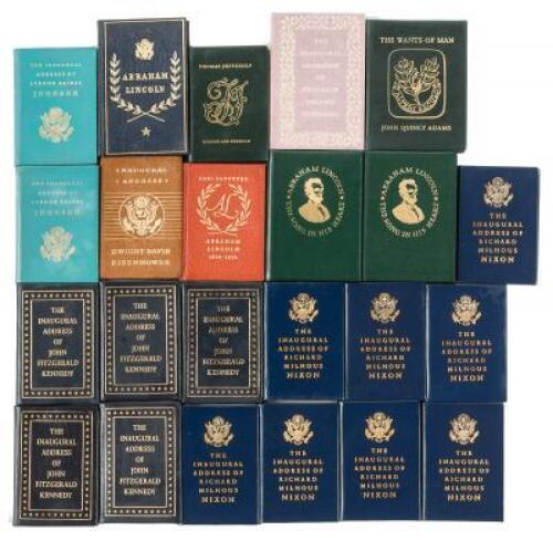 Presidential history - Twenty-three miniature books by St. Onge on Presidents of the United States