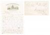 Letter from Schuyler Colfax, Speaker of the House of Representatives and future Vice President, to Mr. L. Sykes, Jr., regarding a letter of introduction