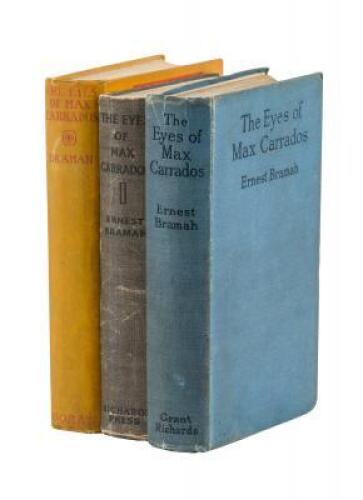 The Eyes of Max Carrados - three editions/issues