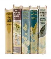Four American editions of books by Ernest Bramah