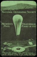 National Geographic Society Member's Pass Stratosphere Flight of 1935