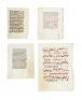 Four Medieval Manuscript Leaves on Vellum - 2