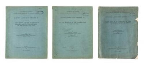 Three monographs from the Francis Galton Laboratory for National Eugenics, London