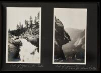 Photo album from a visit to Yosemite in 1910