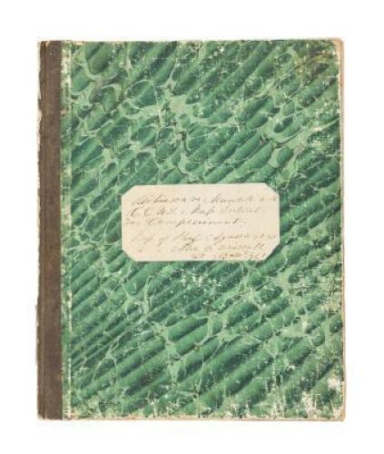 Manuscript comments by Albert Sands Southworth on depositions and evidence presented in the "Howland Will Trial"