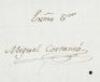 Letter from Miguel Costanzo to the Viceroy of New Spain, requesting arms for the cavalry corps of the northern provinces, plus a manuscript payment voucher for Costanzo - 3
