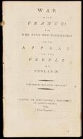 War With France! Or, Who Pays the Reckoning? In an Appeal to the People of England!