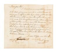 Rare Virginia “Slave Non-Importation” certificate