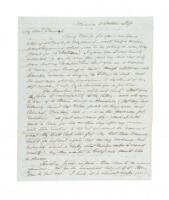 Letter by anti-missionary British-Hawaiian 49er who acquired Sacramento land from John Sutter and later befriended King Kamehameha