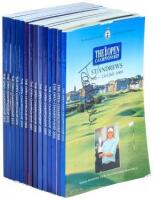 The Open Championship. Programs for 2000 through 2013, five signed by the prior year's champion