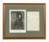 Autograph letter, signed, to Laura Holloway regarding the return of a steel engraving of Fillmore