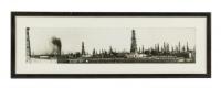 Panoramic photograph of the Union Oil Bell, Santa Fe Springs, California