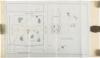 Manuscript plat map, deed, abstract of title, and related documents pertaining to the sale of land in Santa Barbara