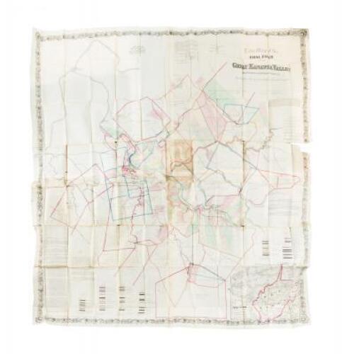 Title Map of the Coal Field of the Great Kanawha Valley, West Virginia, United States of America