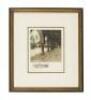Original color etching of Stanford University