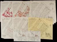 Archive of real estate maps of the Stanford Park subdivision of Menlo Park, California
