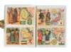 Collection of approximately 66 cigarette cards featuring maps and costumes of various countries of the world - 2