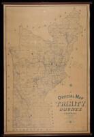 Official map of Trinity County, California. Compiled from government and local surveys and forest service plats