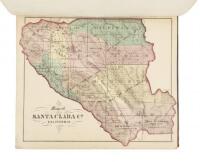 Historical Atlas Map of Santa Clara County, California