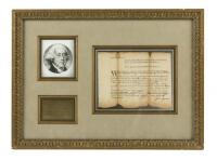 Document signed by James Wilson, signer of the Declaration of Independence from Pennsylvania