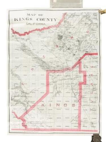 Map of Kings County, California